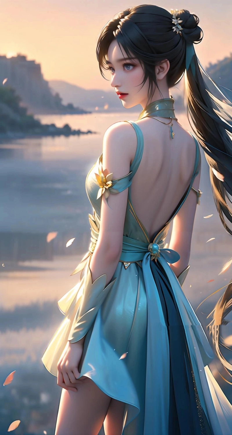 Ảnh Bich Dao quay lung