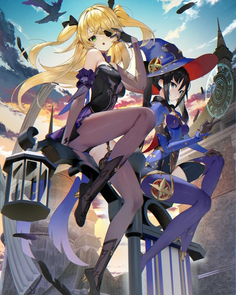 Ảnh Fischl trẻ trung đáng yêu