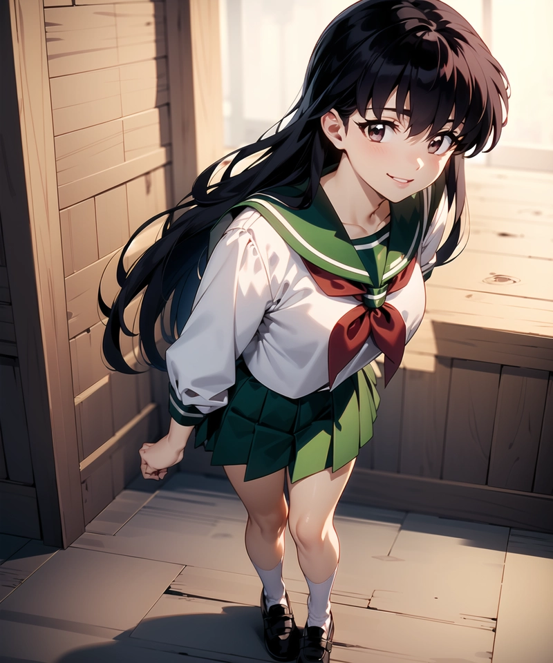 Ảnh Higurashi Kagome cuoi