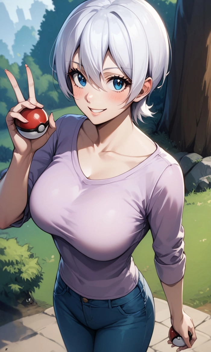 Ảnh Lisanna Strauss cam pokemon