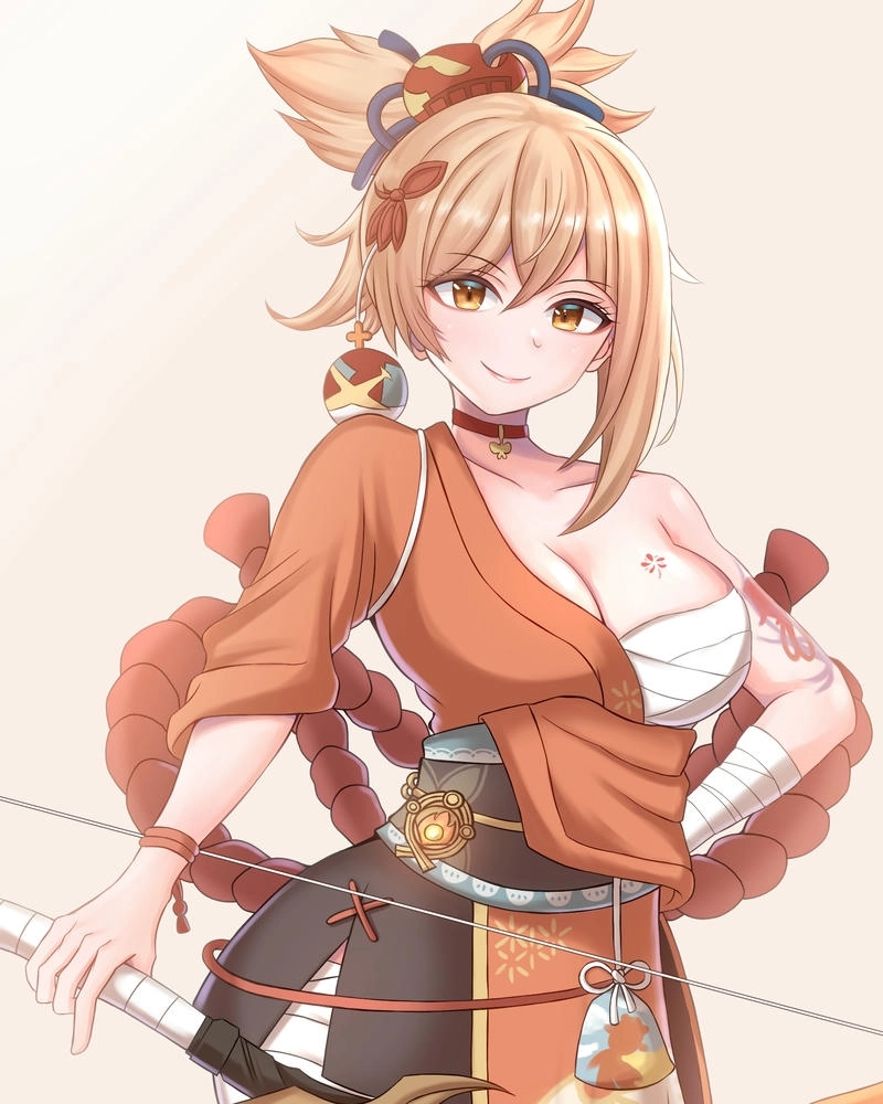 Ảnh Naganohara Yoimiya nhi nhanh đáng yêu