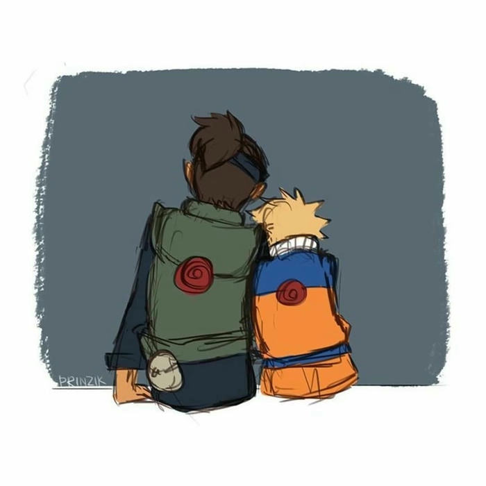 Ảnh Naruto va Iruka