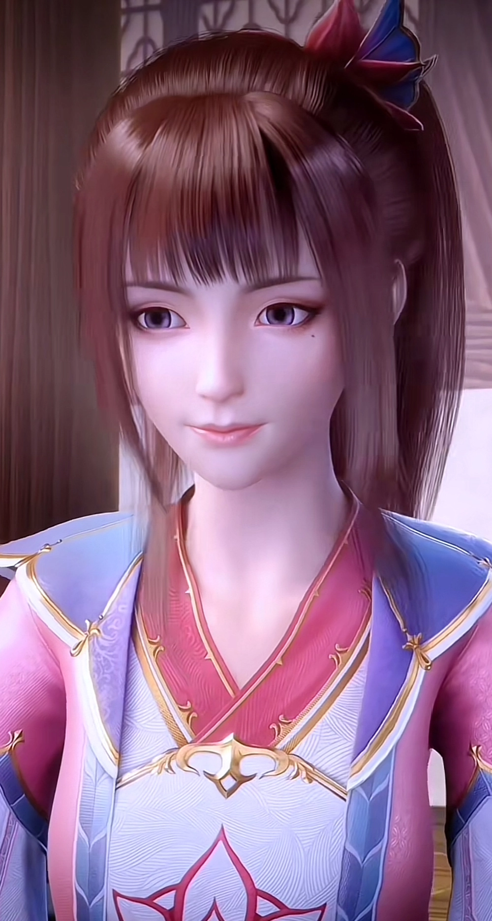 Ảnh To Au Vi cuoi mim