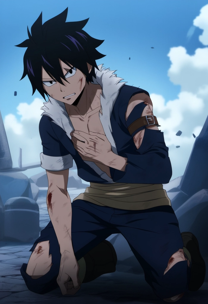 Ảnh Zeref Dragneel bi dau