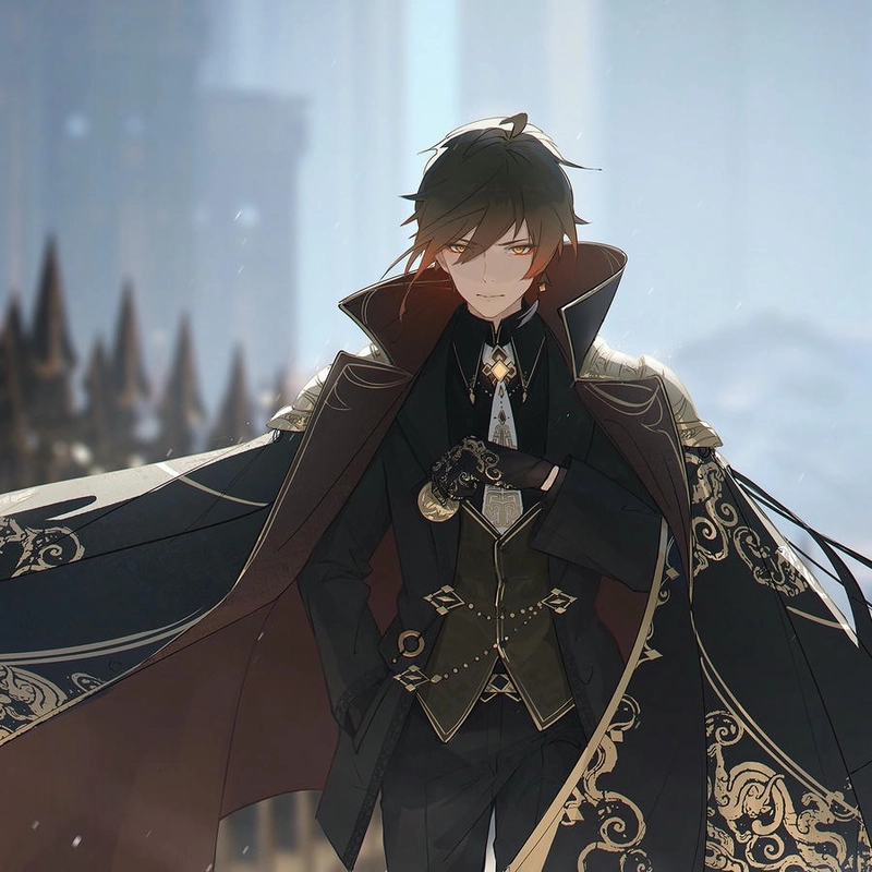 Ảnh Zhongli cool ngầu