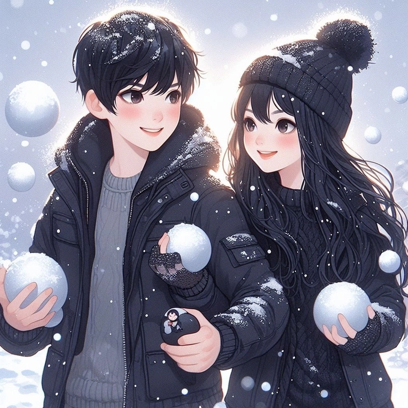 Ảnh anime chibi cặp đôi hanh phuc