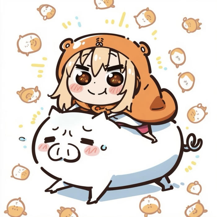 Ảnh anime chibi voi do net siêu lon 8K