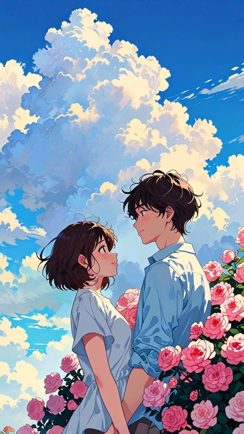 Ảnh anime couple chibi