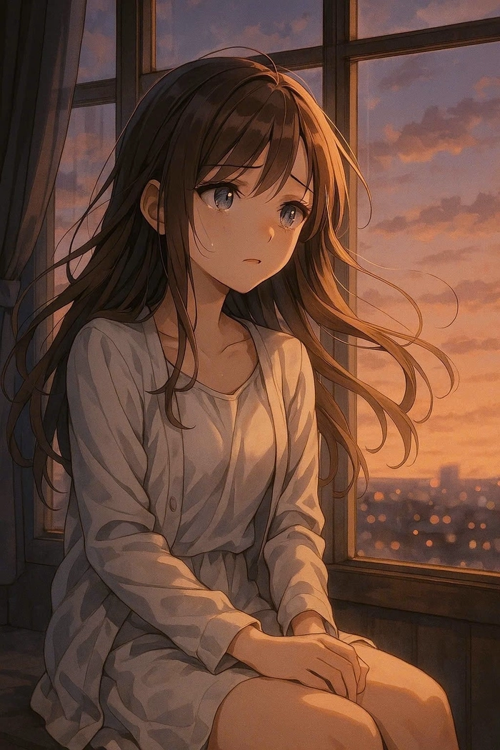 Ảnh anime nu buon đẹp