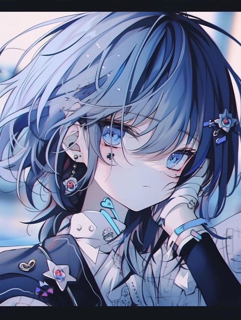 Ảnh anime nu toc ngan cá tính