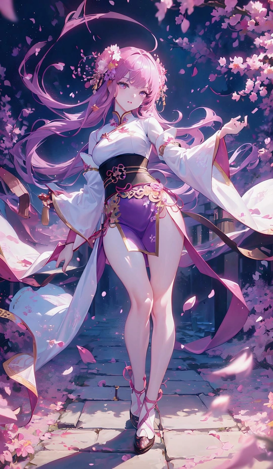 Ảnh anime toc hong ngầu