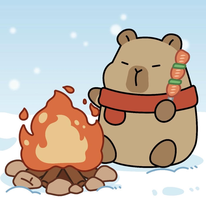 Ngắm Ngay 271+ Ảnh Hình Capybara Chibi Cực Cute Không Thể Cưỡng