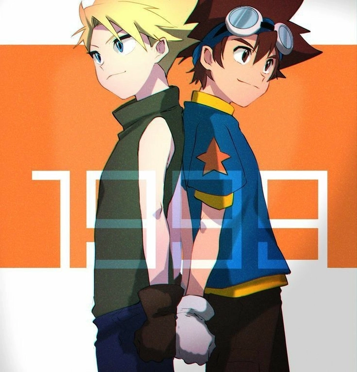 Ảnh chibi Taichi va Yamato cute