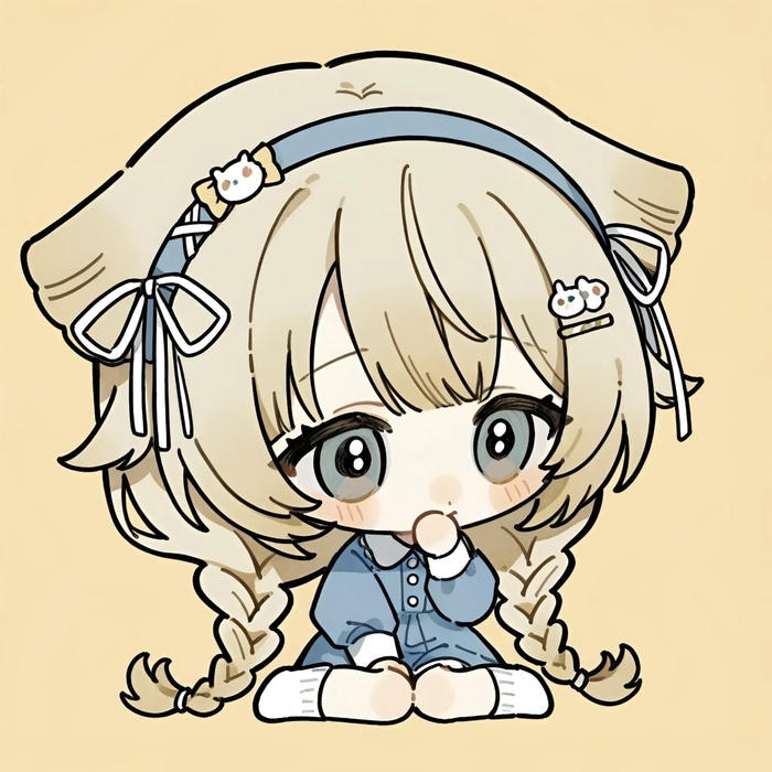 Ảnh chibi nu mat to long lanh dễ thương