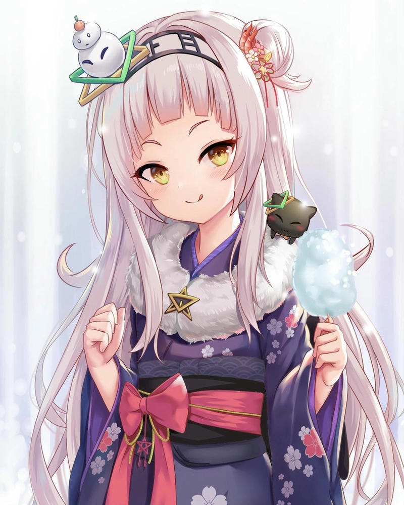 Ảnh cute anime kimono