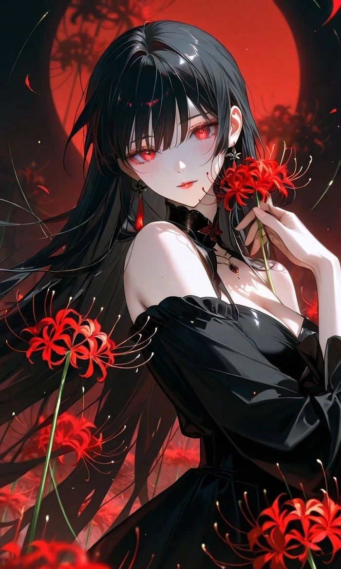 Ảnh đẹp Anime toc den lạnh lùng