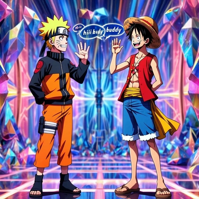 Ảnh đẹp Naruto x Luffy