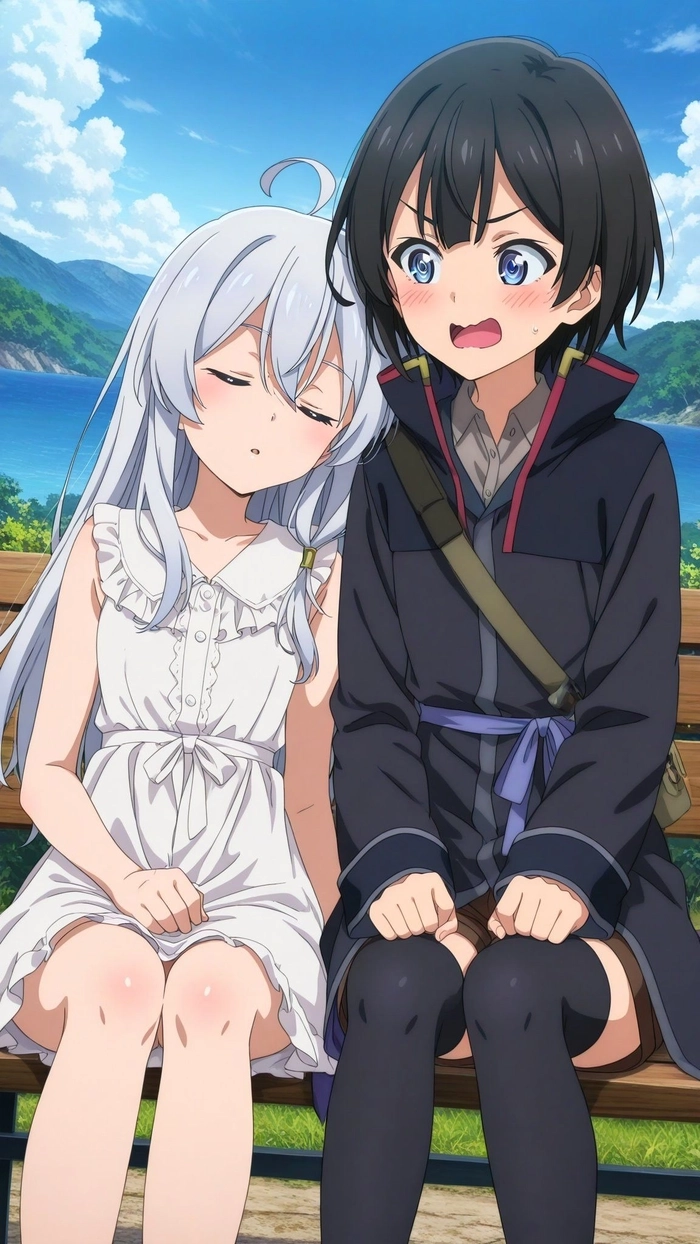 Ảnh đẹp cua Elaina va Saya cute