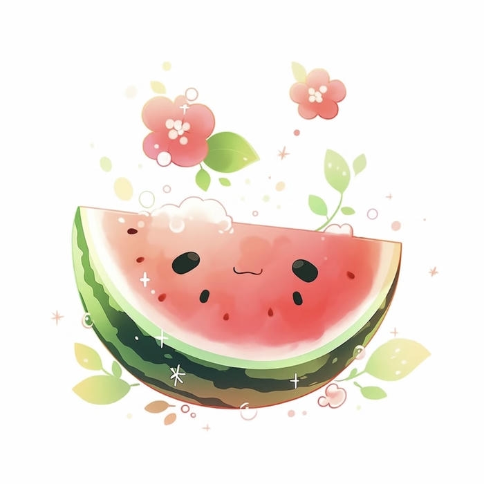 Ảnh dua hau chibi cuoi mim giua khong gian trong