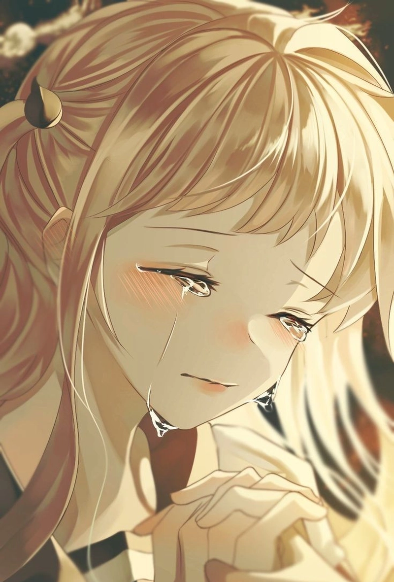 Ảnh nen 4k cô gái Anime buon