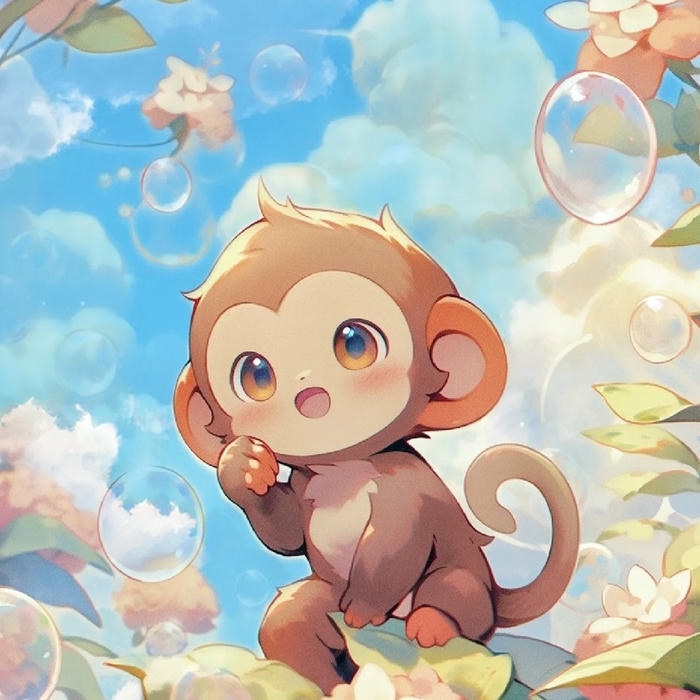 Ngắm Ngay 124+ Ảnh Khỉ Chibi Cute Đáng Yêu Nhất Quả Đất