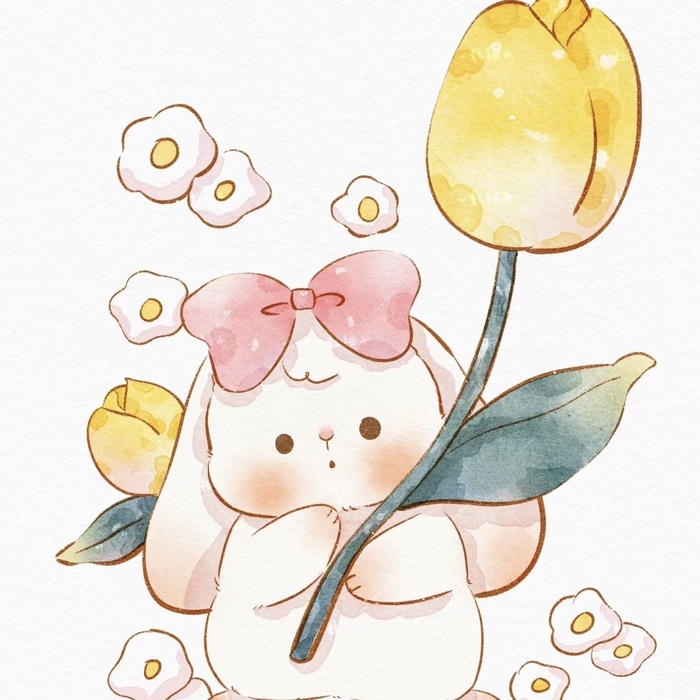 Bức hình tho chibi biểu cảm ngo ngộ nghĩnh