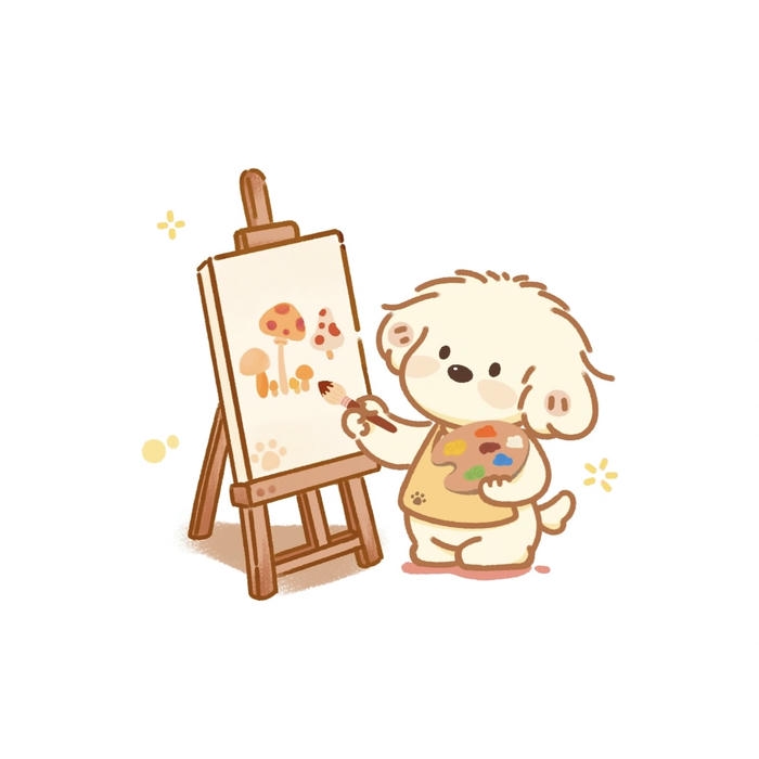 Bức tranh cho chibi mum mim nhin rất đáng yêu