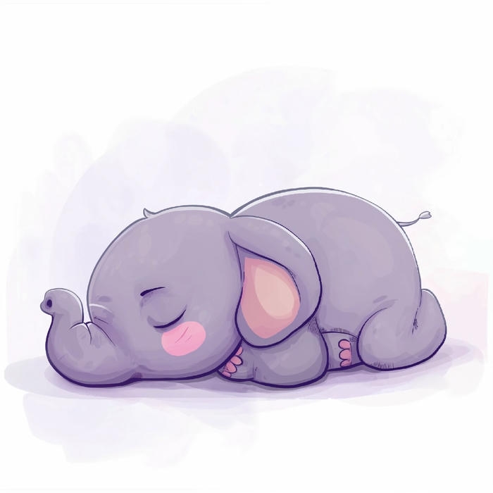 Chu voi chibi mang nang luong de chiu