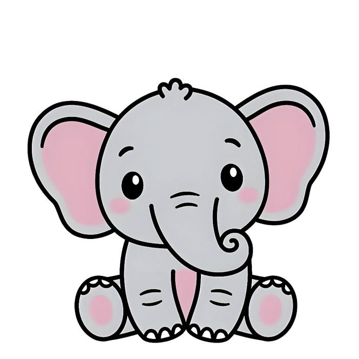 Chiêm Ngưỡng 130+ Ảnh Voi Chibi Đáng Yêu Nhất Quả Đất