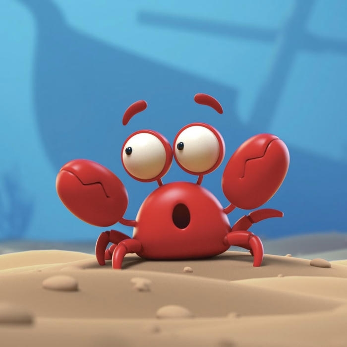 Con cua dang chibi co than hình be teo