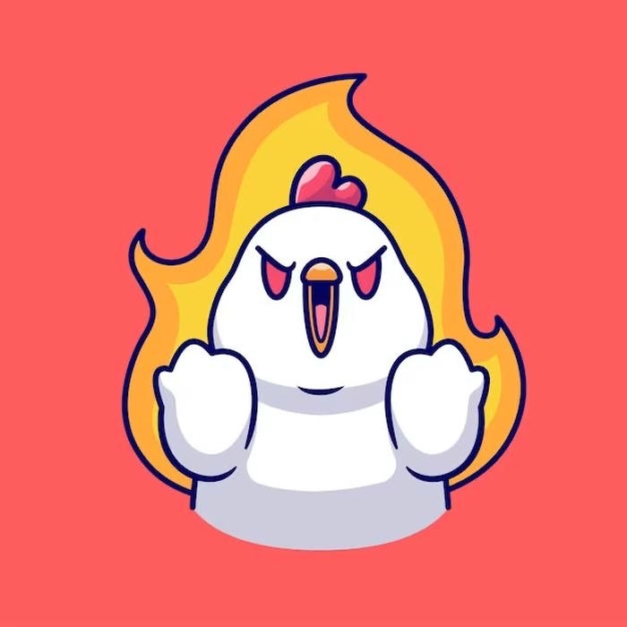 Con ga chibi xuat hien trong tranh ve cute