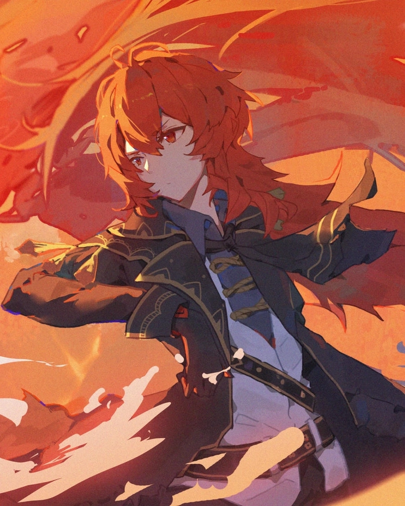 Diluc ngầu đẹp mắt