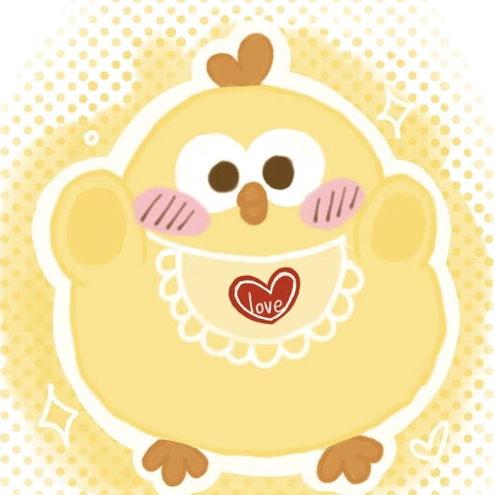 Ga chibi phu hop dung trong sticker