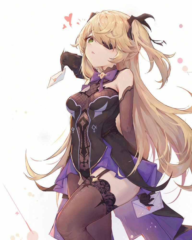 Hình Fischl cute xinh xắn