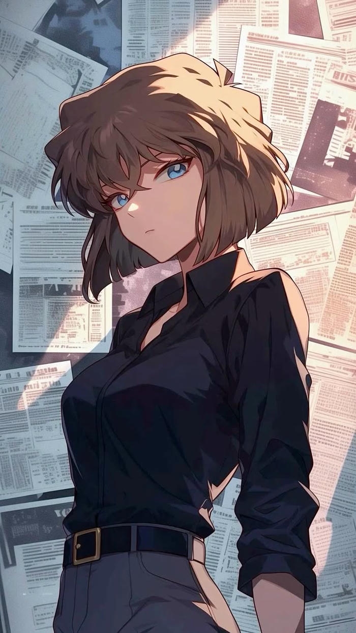 Hình Haibara Ai cá tính mạnh mẽ