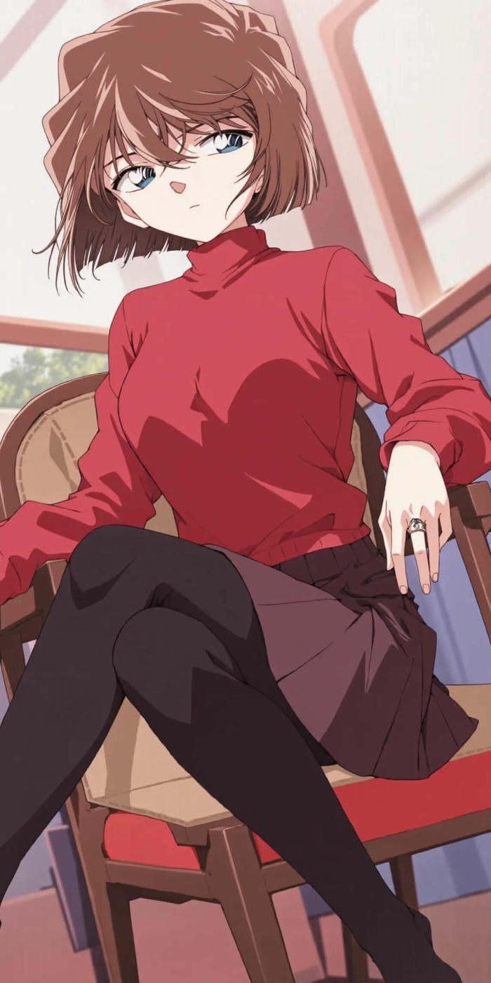 Hình Haibara Ai đáng yêu lem linh