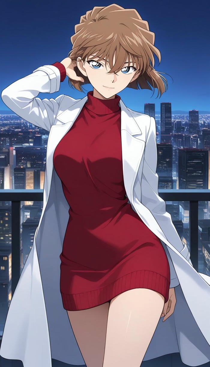 Hình Haibara Ai duyên dáng yeu kieu