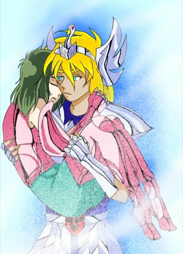 Hình Hyoga x Shun rất dễ thương