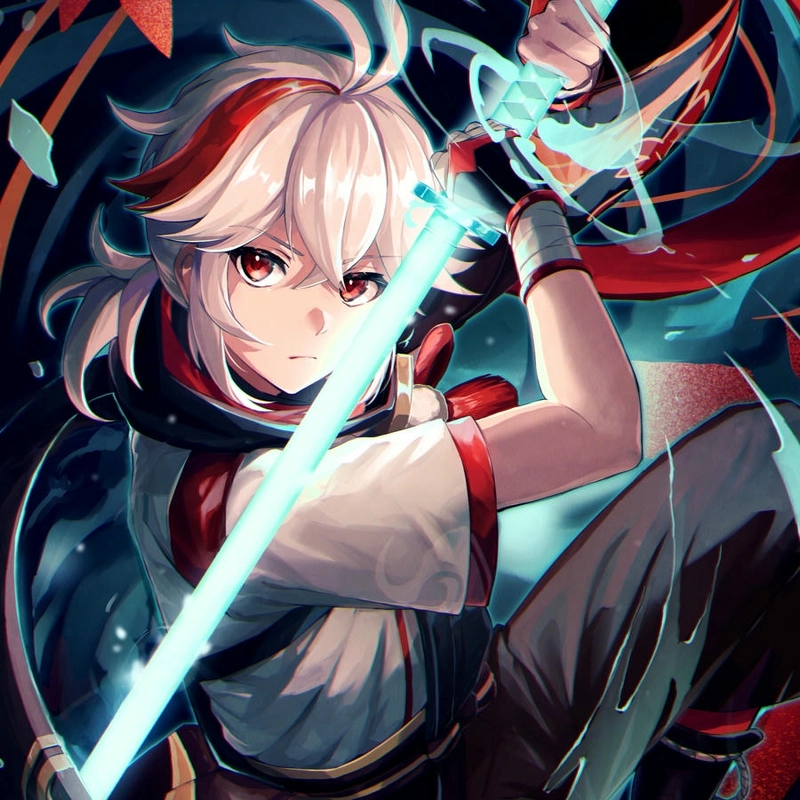 Hình Kazuha fan art