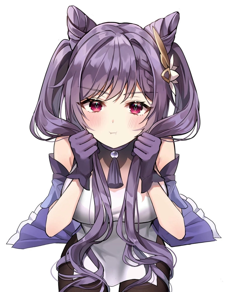 Hình Keqing cute va đáng yêu