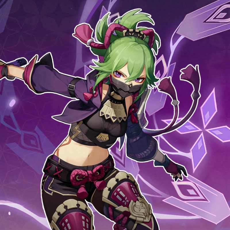 Hình Kuki Shinobu ngay tho dễ thương