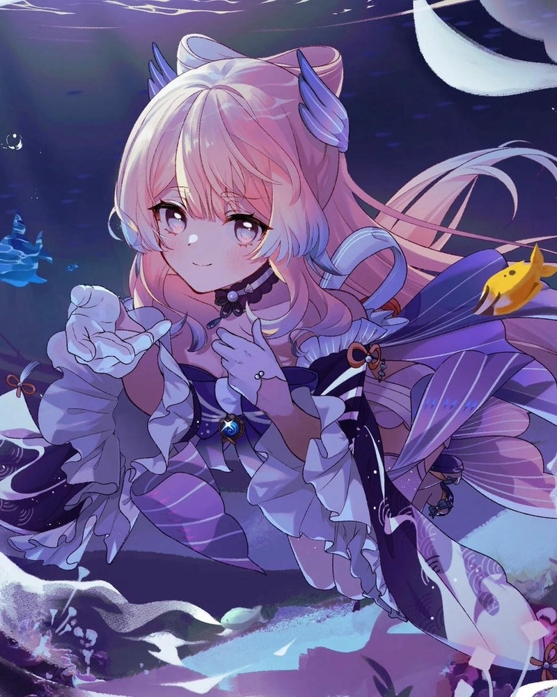 Hình Sangonomiya Kokomi tuyet đẹp