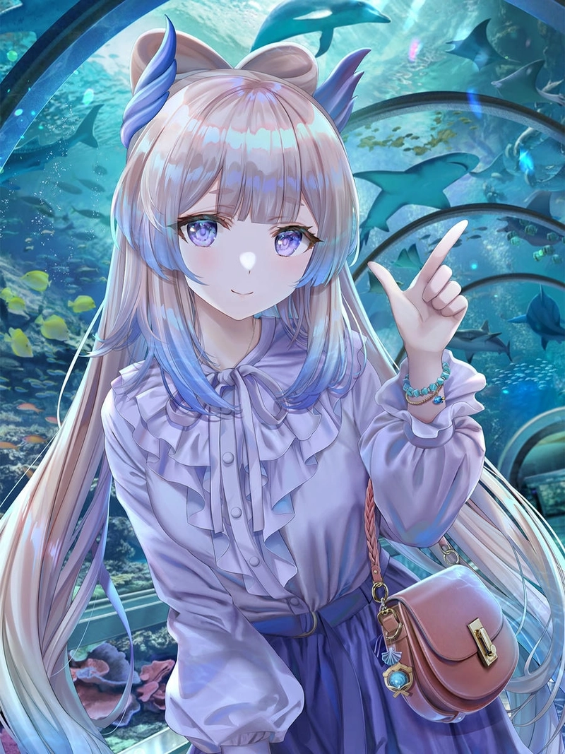 Hình Sangonomiya Kokomi xinh xắn