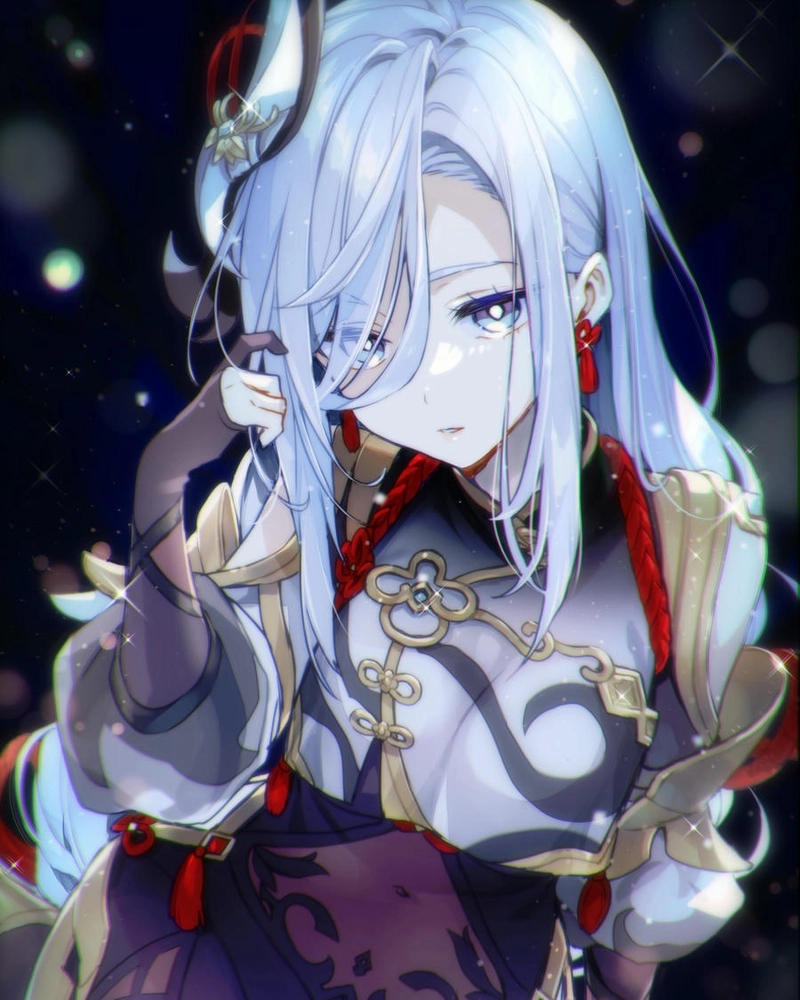 Hình Shenhe dễ thương rạng rỡ