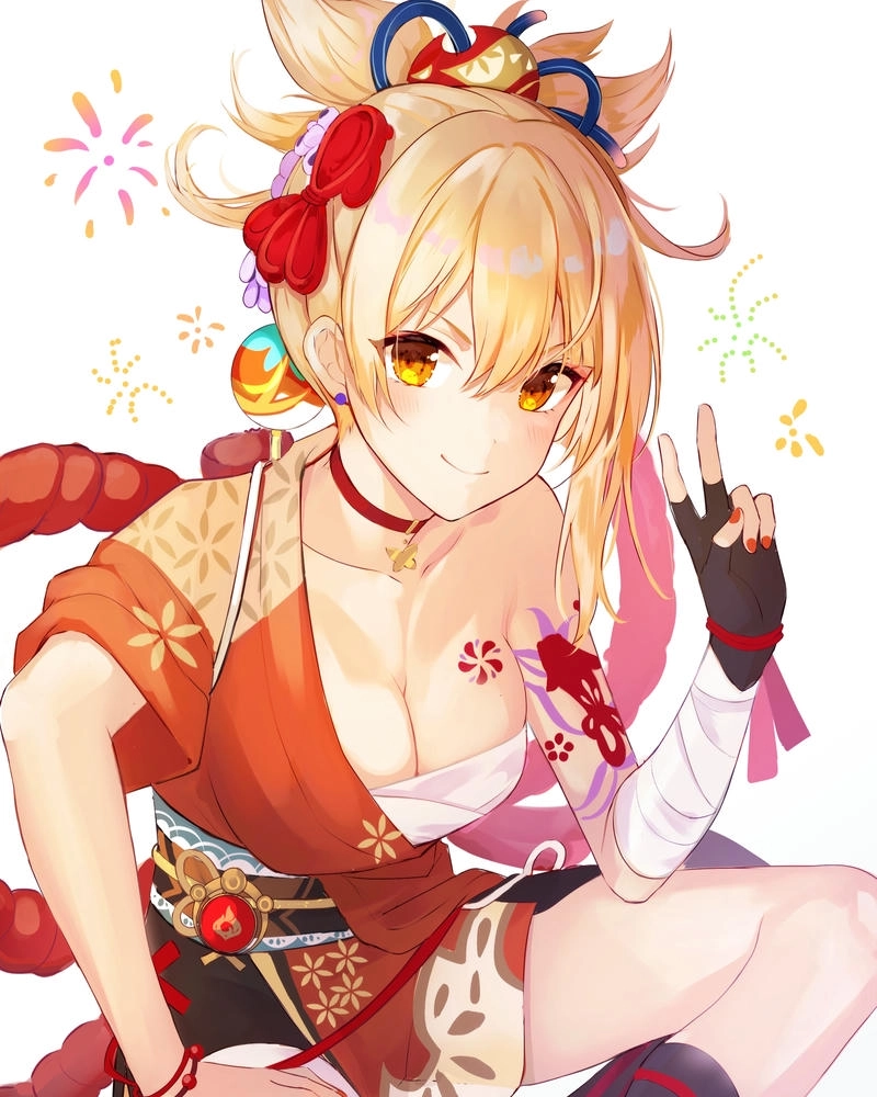 Hình cute cua Naganohara Yoimiya