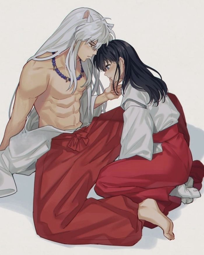 Hình dễ thương Inuyasha va Kagome