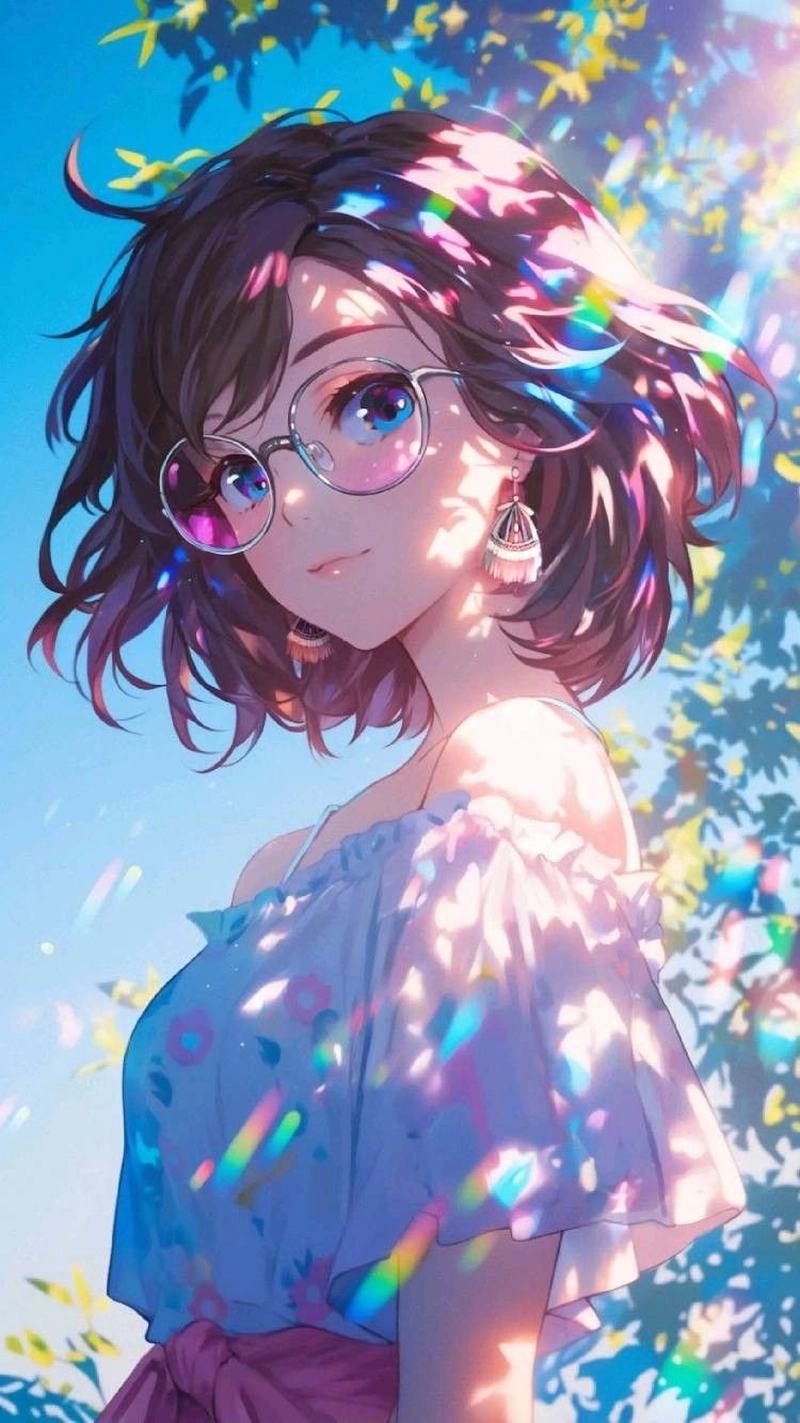 Hình nền toc ngan anime nu