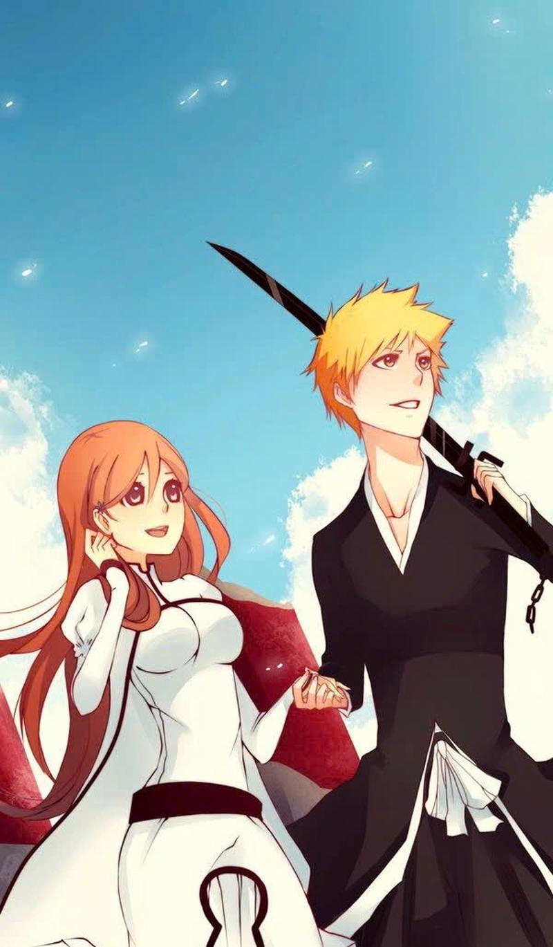 Ichigo Orihime tạo dáng that đáng yêu