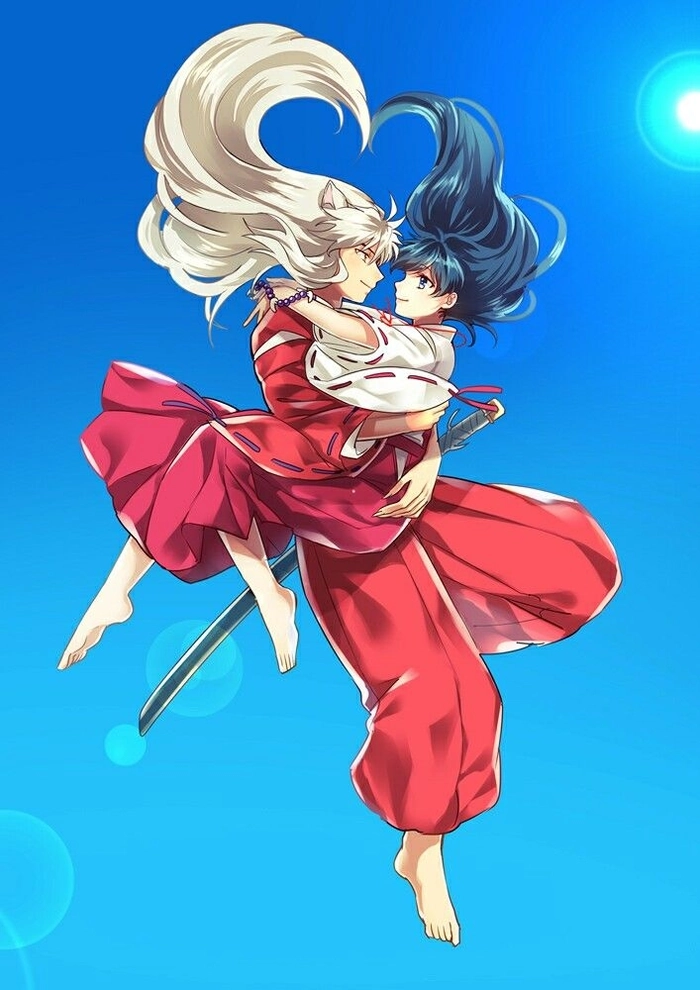 Inuyasha va Kagome wallpaper