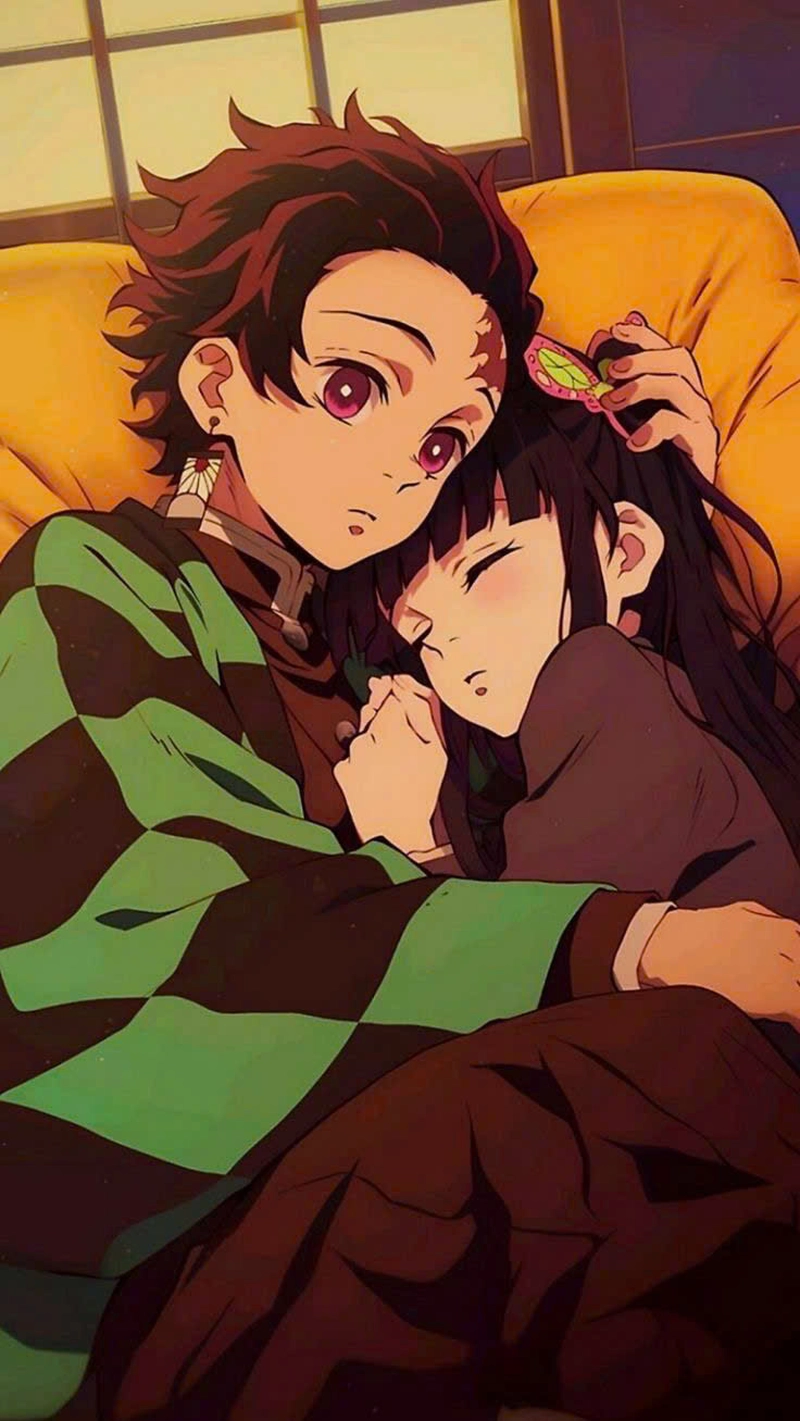 Kanao va Tanjiro tinh cam đẹp